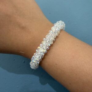 White Beaded Bracelet