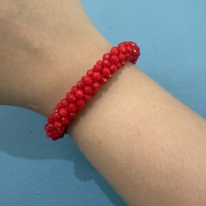 Red Beaded Bracelet