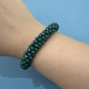 Green Beaded Bracelet