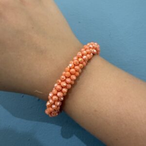 Orange Beaded Bracelet
