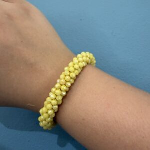 Yellow Beaded Bracelet