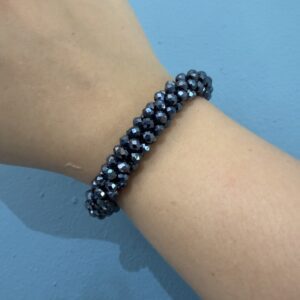 Navy Beaded Bracelet