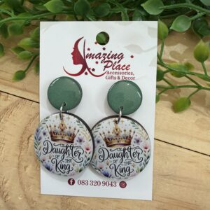 Green Inspirational Earrings