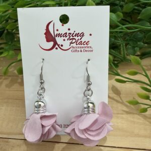Mauve Petal Earrings