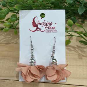Caramel Petal Earrings