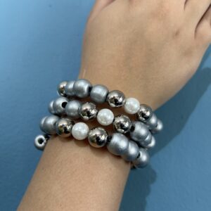 Silver Spiral Bracelet
