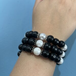 Black Spiral Bracelet