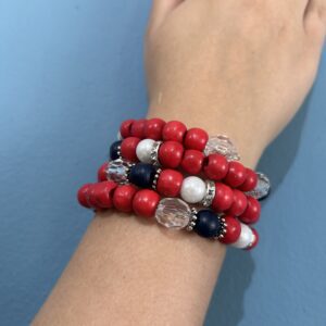 Red Spiral Bracelet