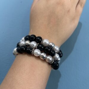 Black Spiral Bracelet