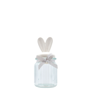 Glass Jar 250ml Bunny Ears