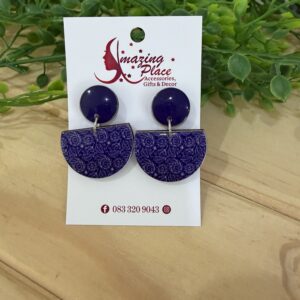 Purple Earrings
