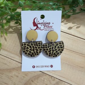Leopard Print Earrings