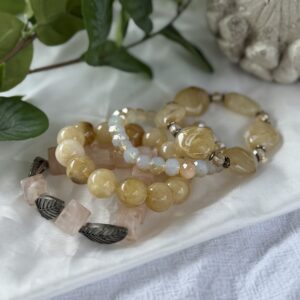 Cream Bracelet Set