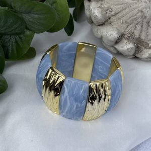 Blue And Gold Bracelet