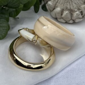 Beige Bracelet Set