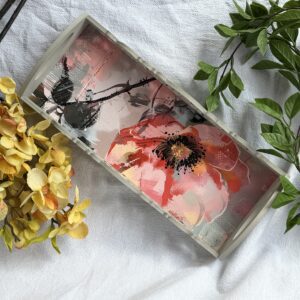 Floral Curly Tray