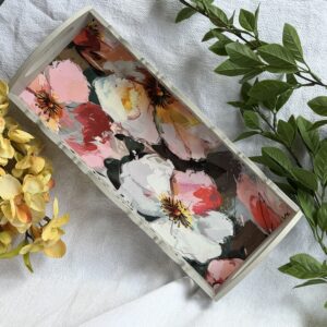 Floral Curly Tray