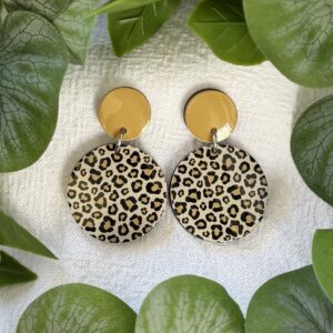 Leopard Print Earrings