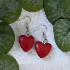 Red Heart Earrings
