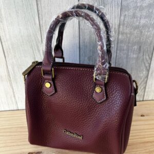 Maroon Cotton Road Handbag