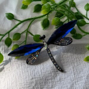 Blue Dragonfly Brooch