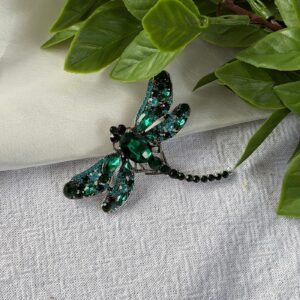 Green Dragonfly Brooch