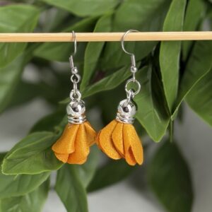 Coper Petal Earrings
