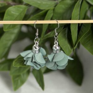 Sage Petal Earrings