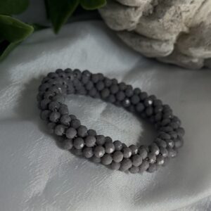 Plum Beaded Bracelet