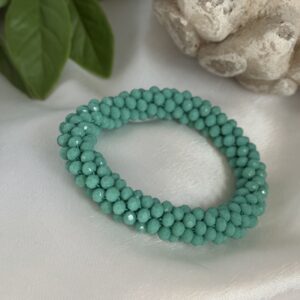 Teal Beaded Bracelet
