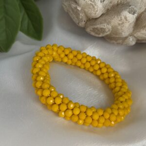 Yellow Beaded Bracelet