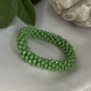 Green Beaded Bracelet