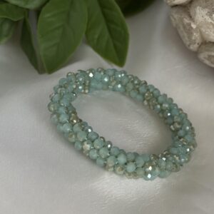 Teal Beaded Bracelet