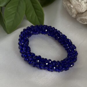 Royal Blue Beaded Bracelet