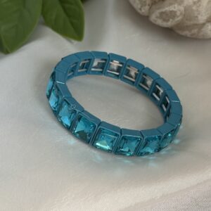 Blue Rhinestone Bracelet