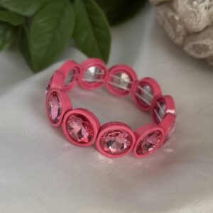 Pink Rhinestone Bracelet