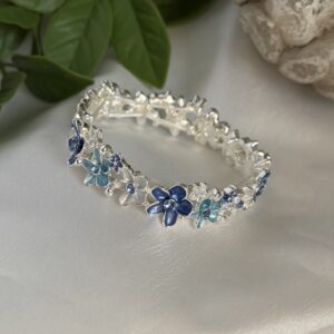 Blue Flower Bracelet