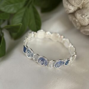 Blue Swirl Bracelet