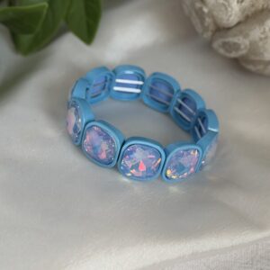 Blue-ish Purple Rhinestone Bracelet