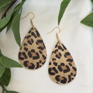 Leopard Print Earrings