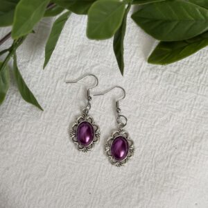 Purple Vintage Earrings