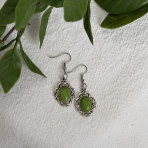 Green Vintage Earrings