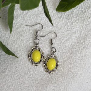 Yellow Vintage Earrings