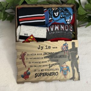 Super Hero Socks Box
