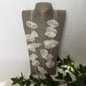 White Petal Necklace
