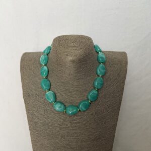 Teal Beaded Necklace
