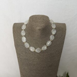 White Beaded Necklace