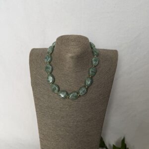 Sage Green Beaded Necklace