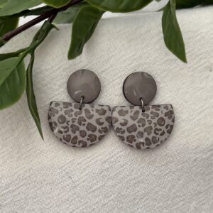 Leopard Print Earrings