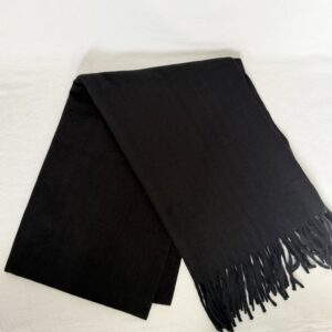 Plain Black Scarf